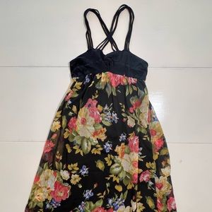 Ultra Pink Floral Maxi Dress size Small